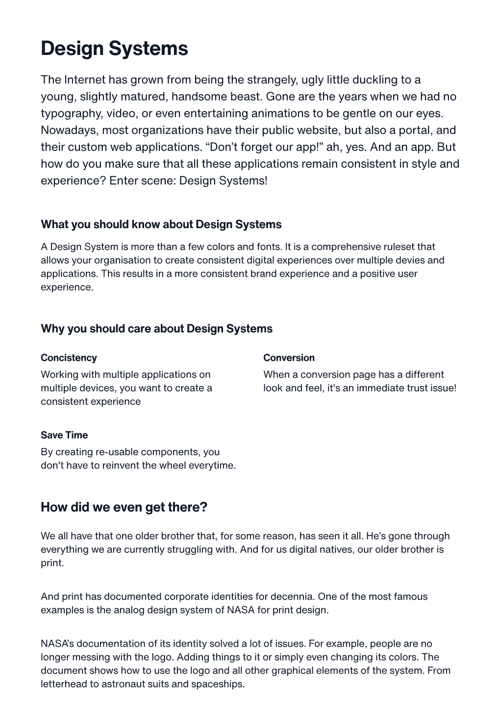 Design Systems