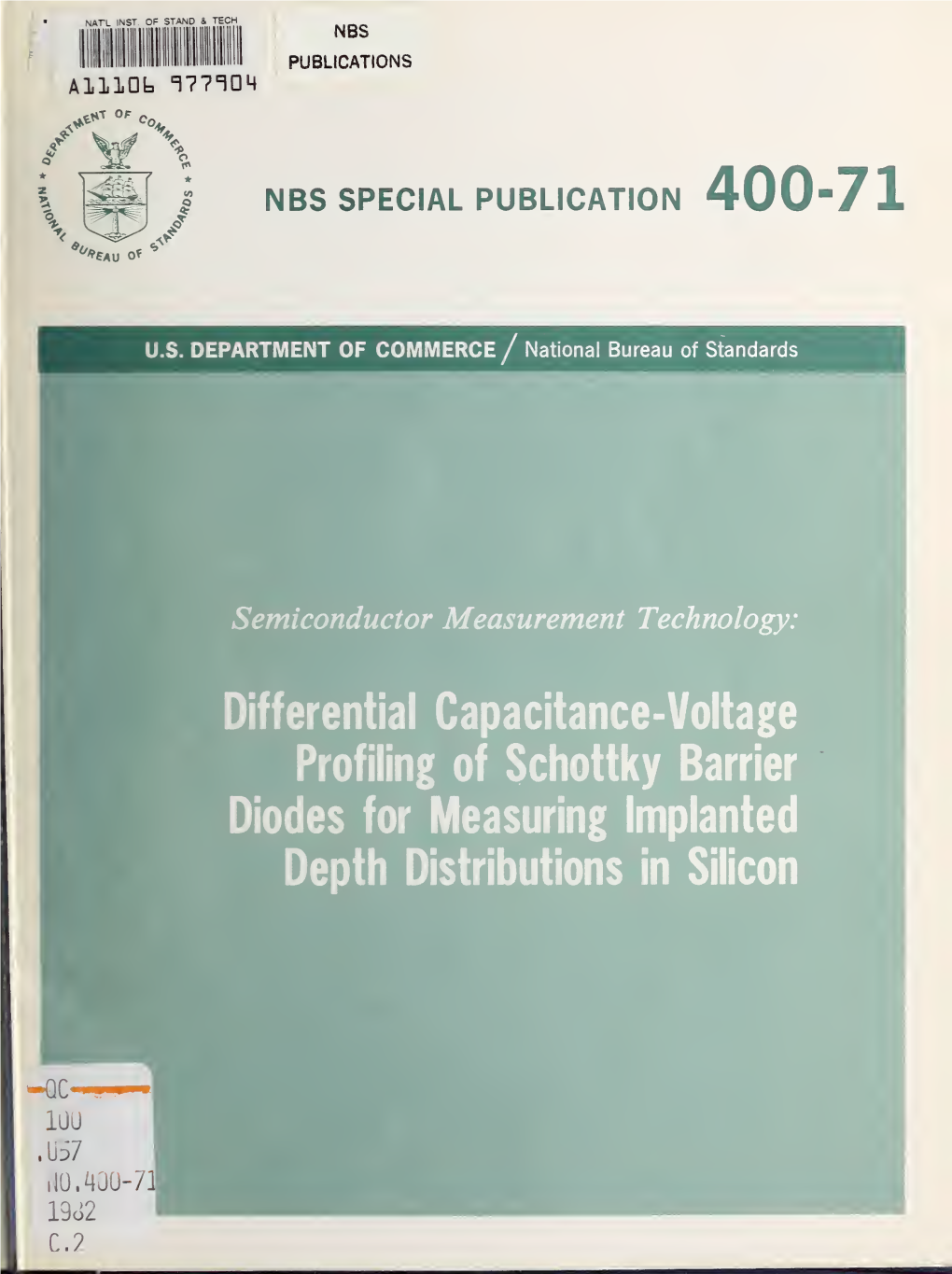 Differential Capacitance-Voltage Profiling of Schottky Barrier Diodes for Measuring Implanted
