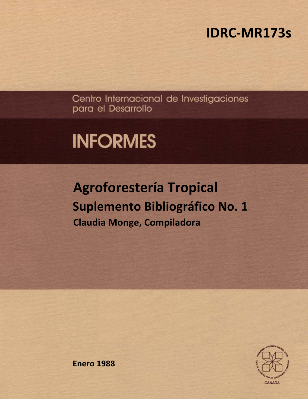 IDRC-Mr173s Agroforestería Tropical
