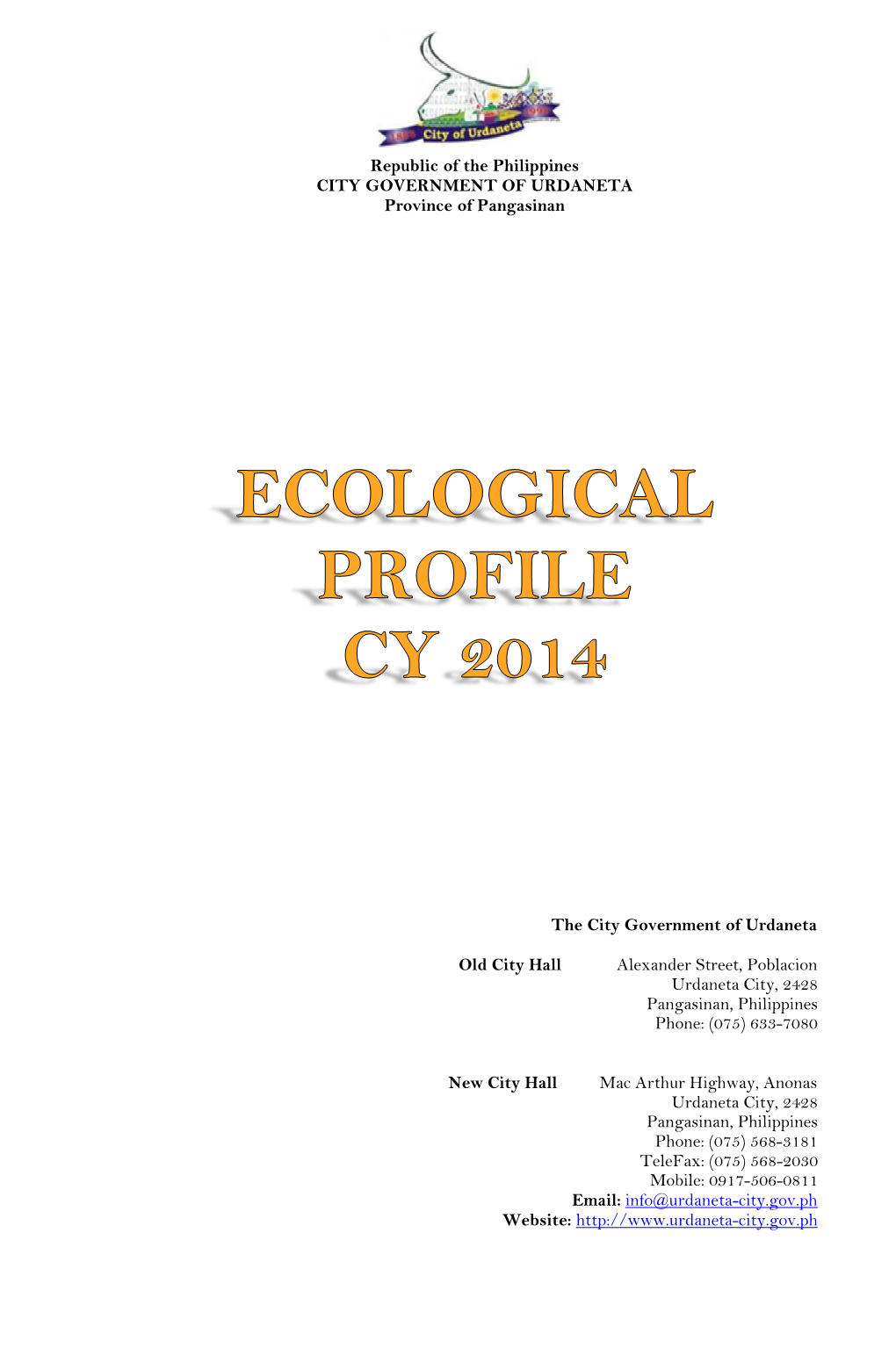 2014 Ecological Report