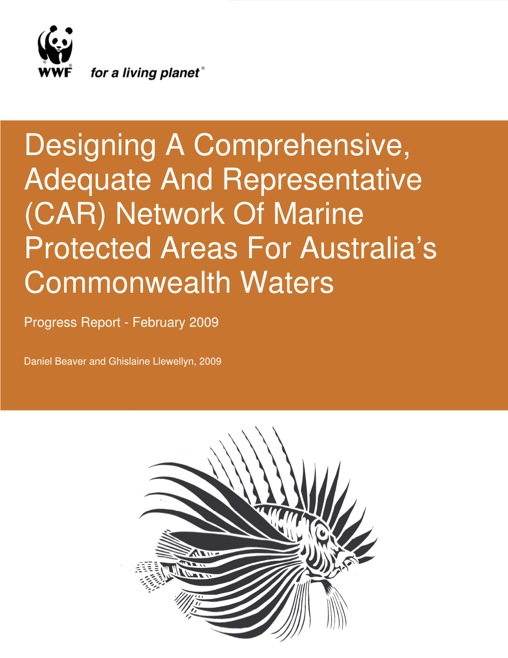 (CAR) Network of Marine Protected Areas for Australia’S Commonwealth Waters