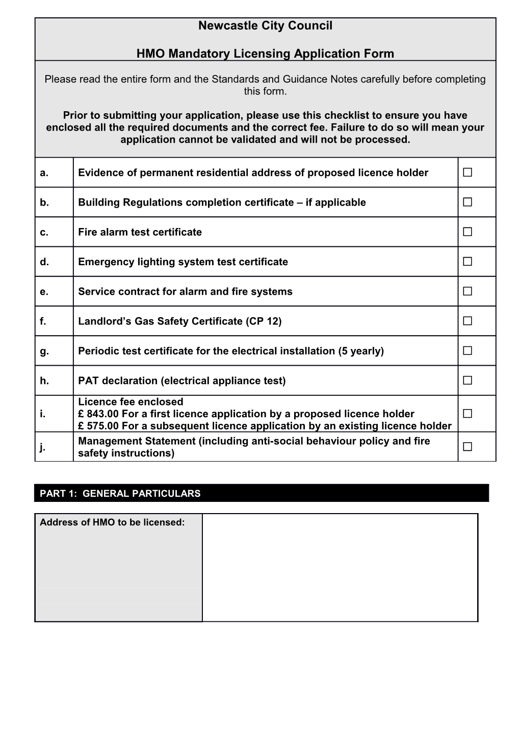 Please Use Black Or Blue Ink to Complete This Form for Each Licence Application