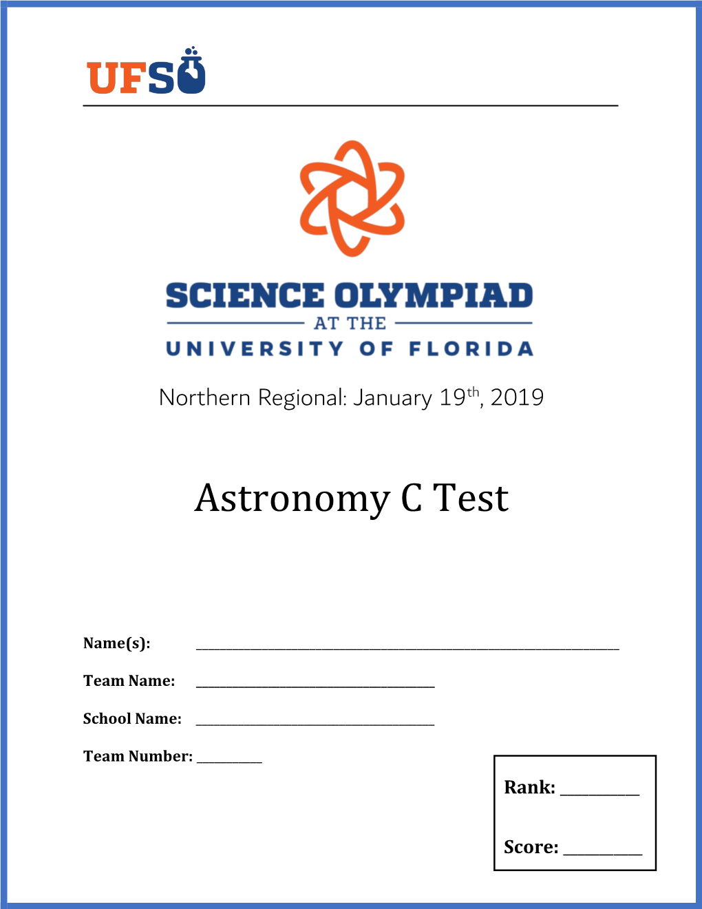 Astronomy C Test