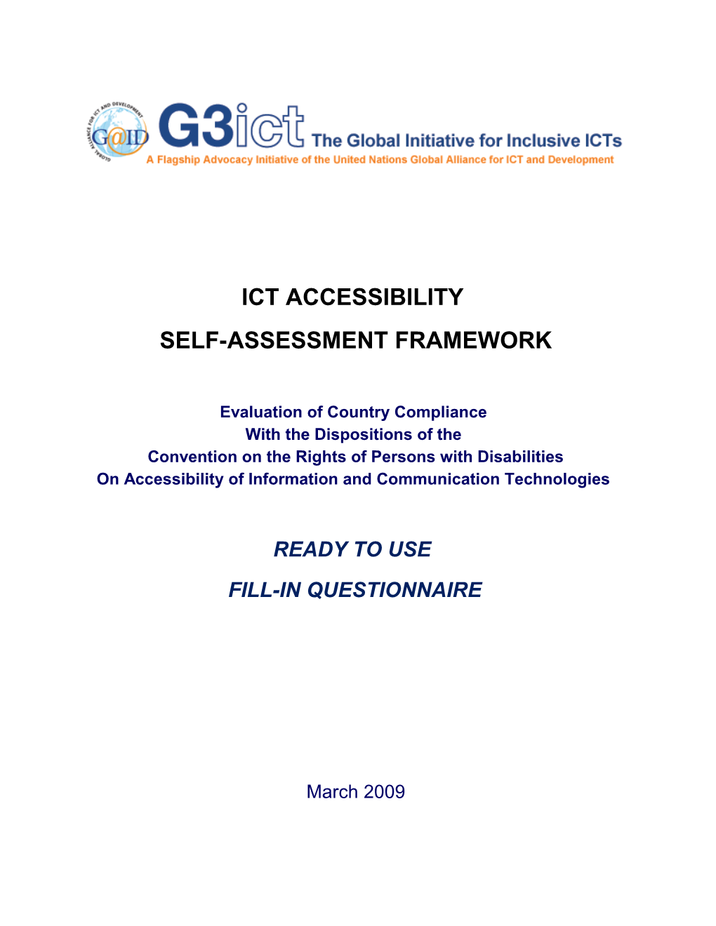 Crpd Assessment Tool