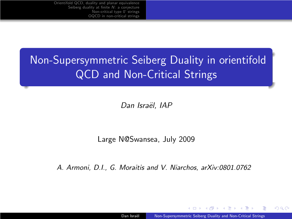 Non-Supersymmetric Seiberg Duality in Orientifold QCD and Non-Critical Strings