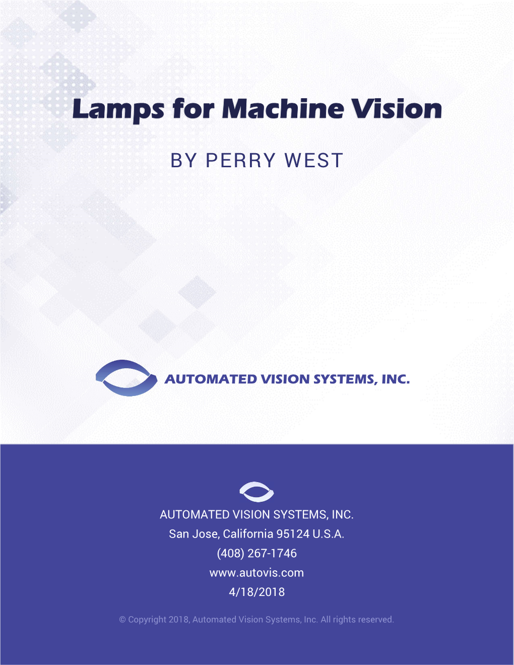 Lamps for Machine Vision