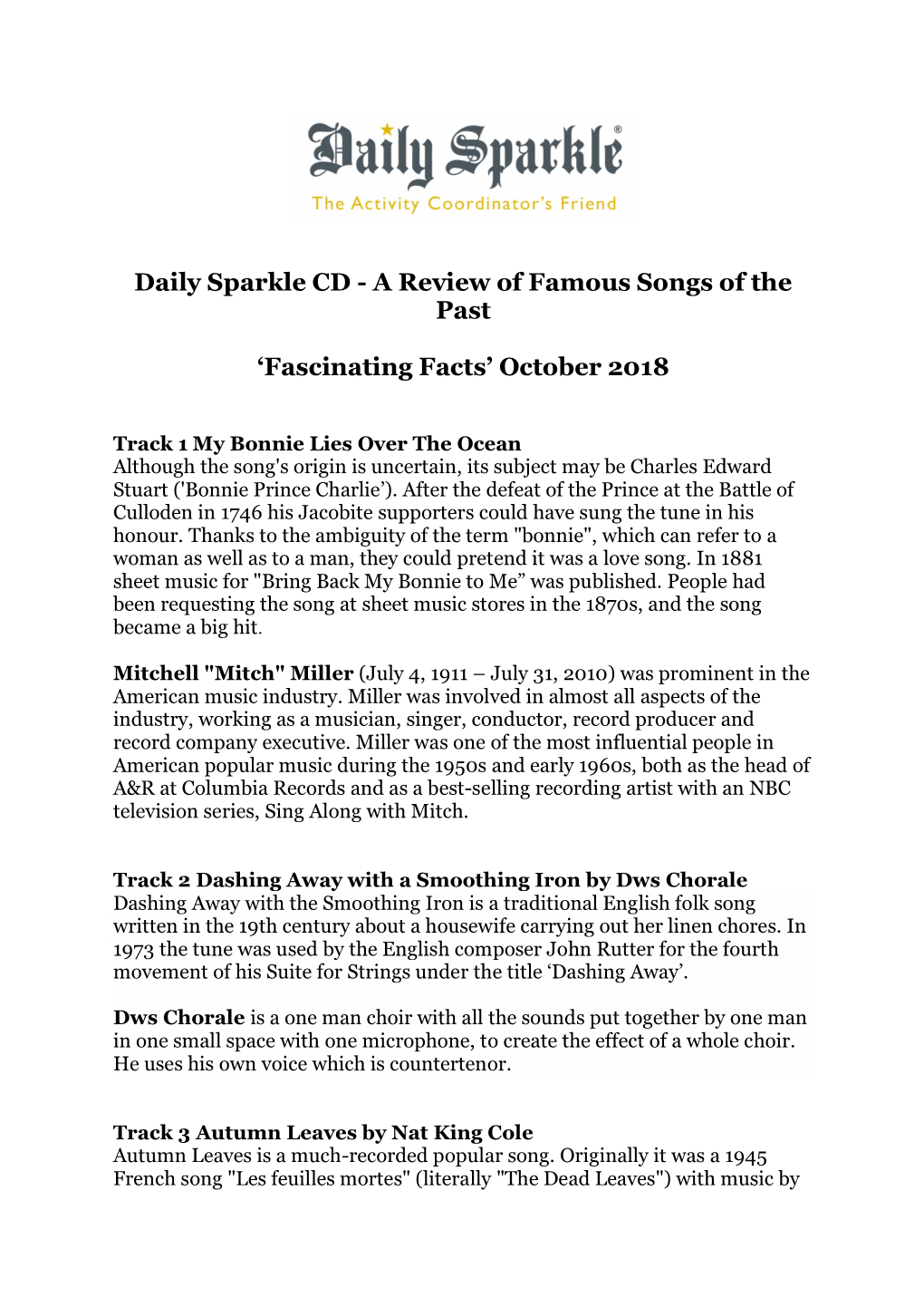 Fasc Facts October 2018