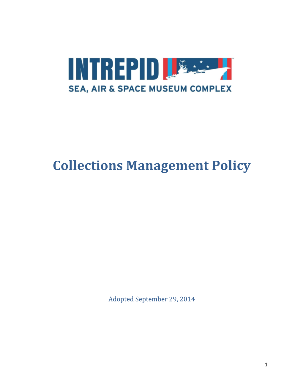 Collections Management Policy