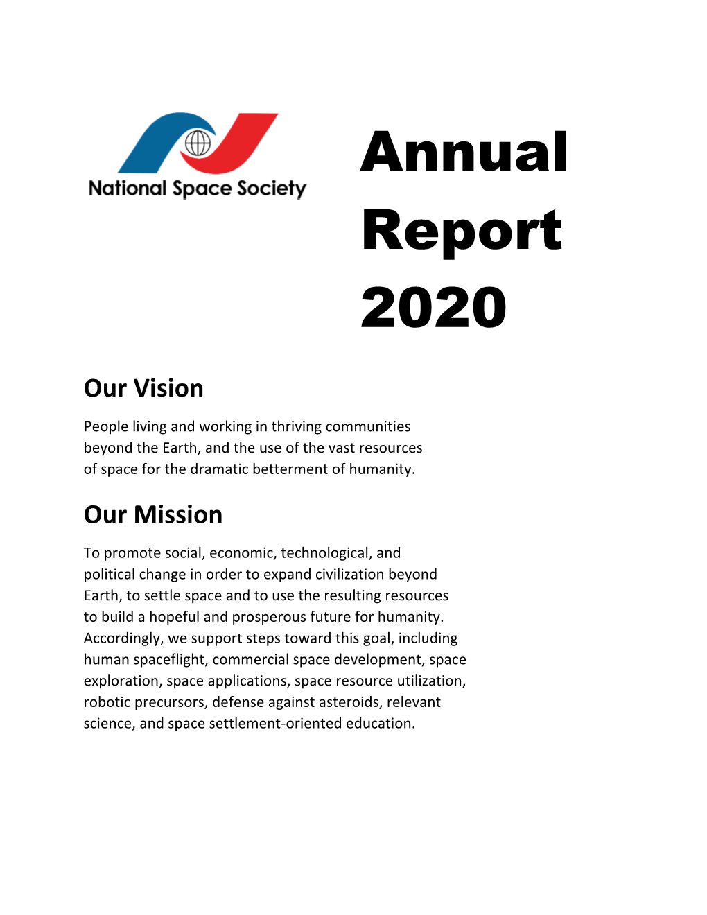 2020 Annual Report