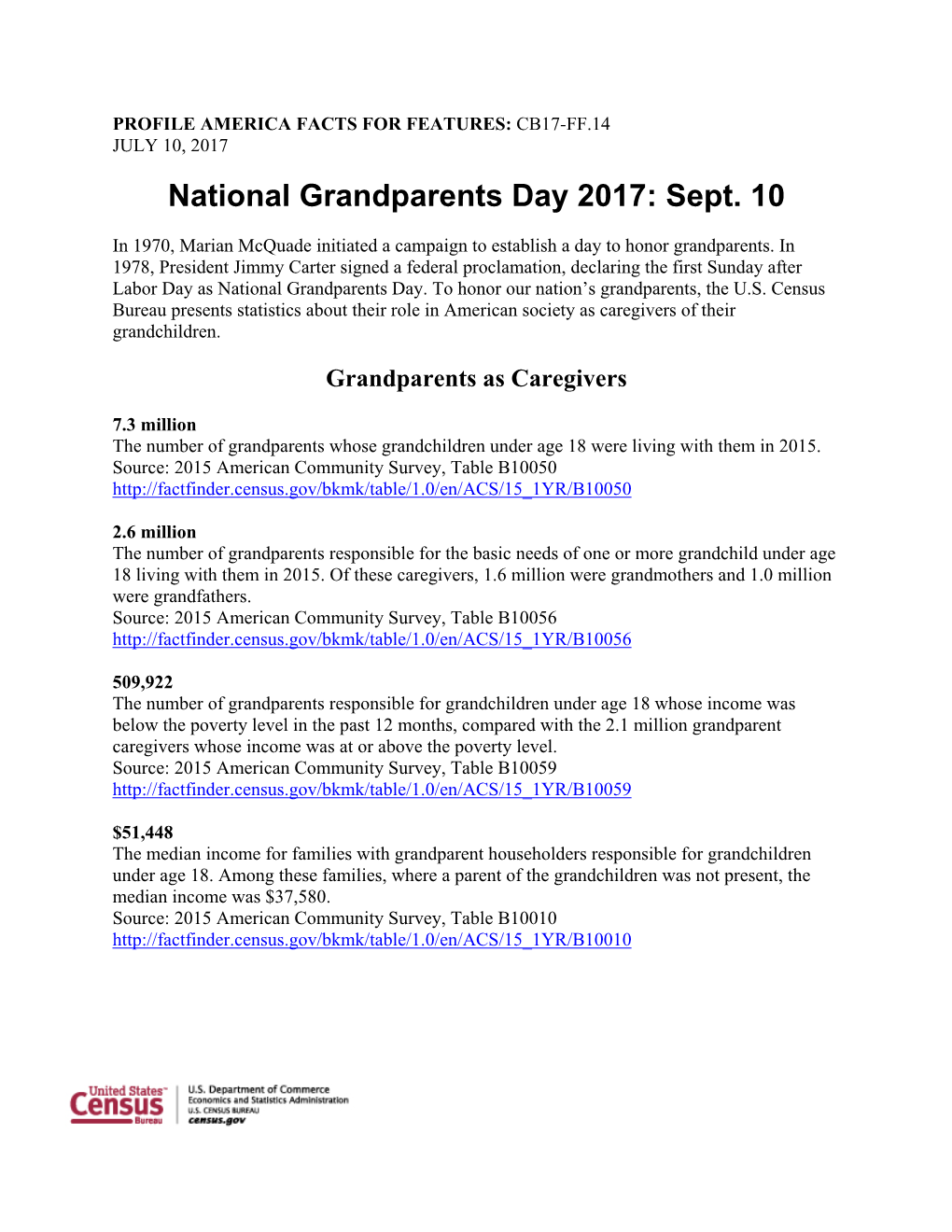 Grandparents Day 2017: Sept