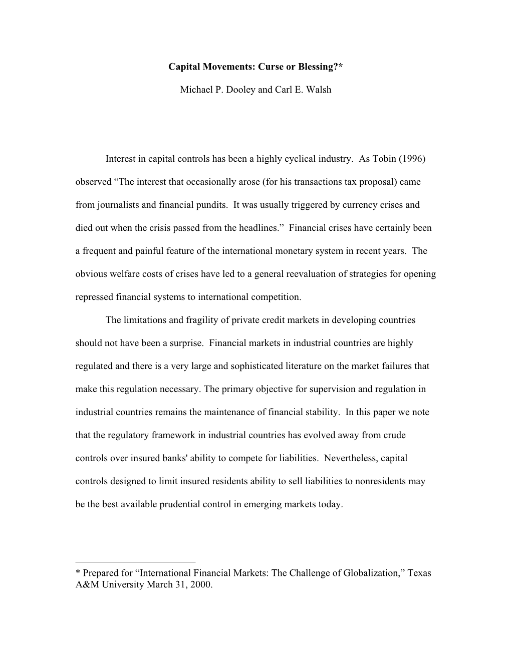 Capital Controls and 3Rd Generation Models of Speculative Attack