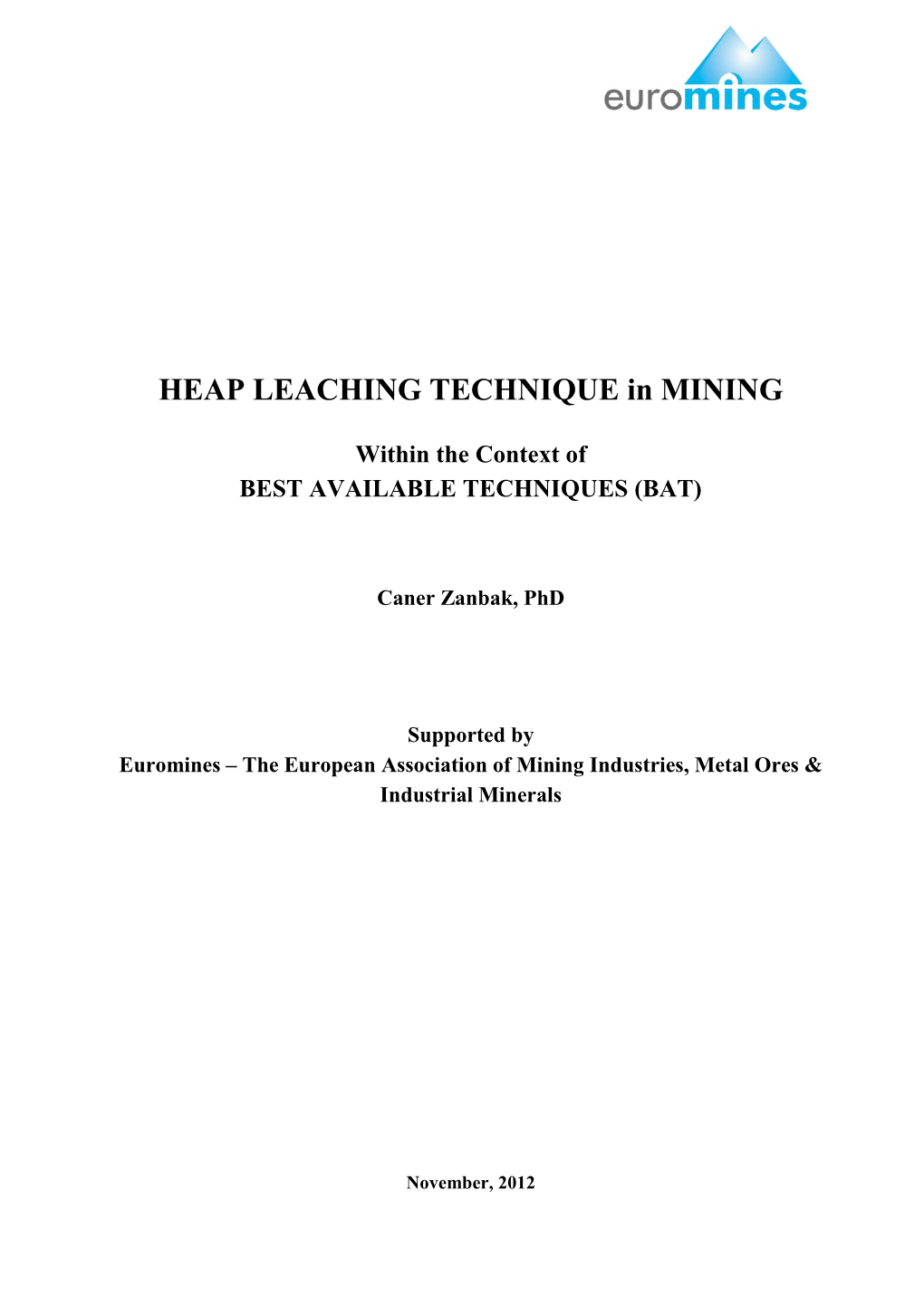 HEAP LEACHING TECHNIQUE in MINING