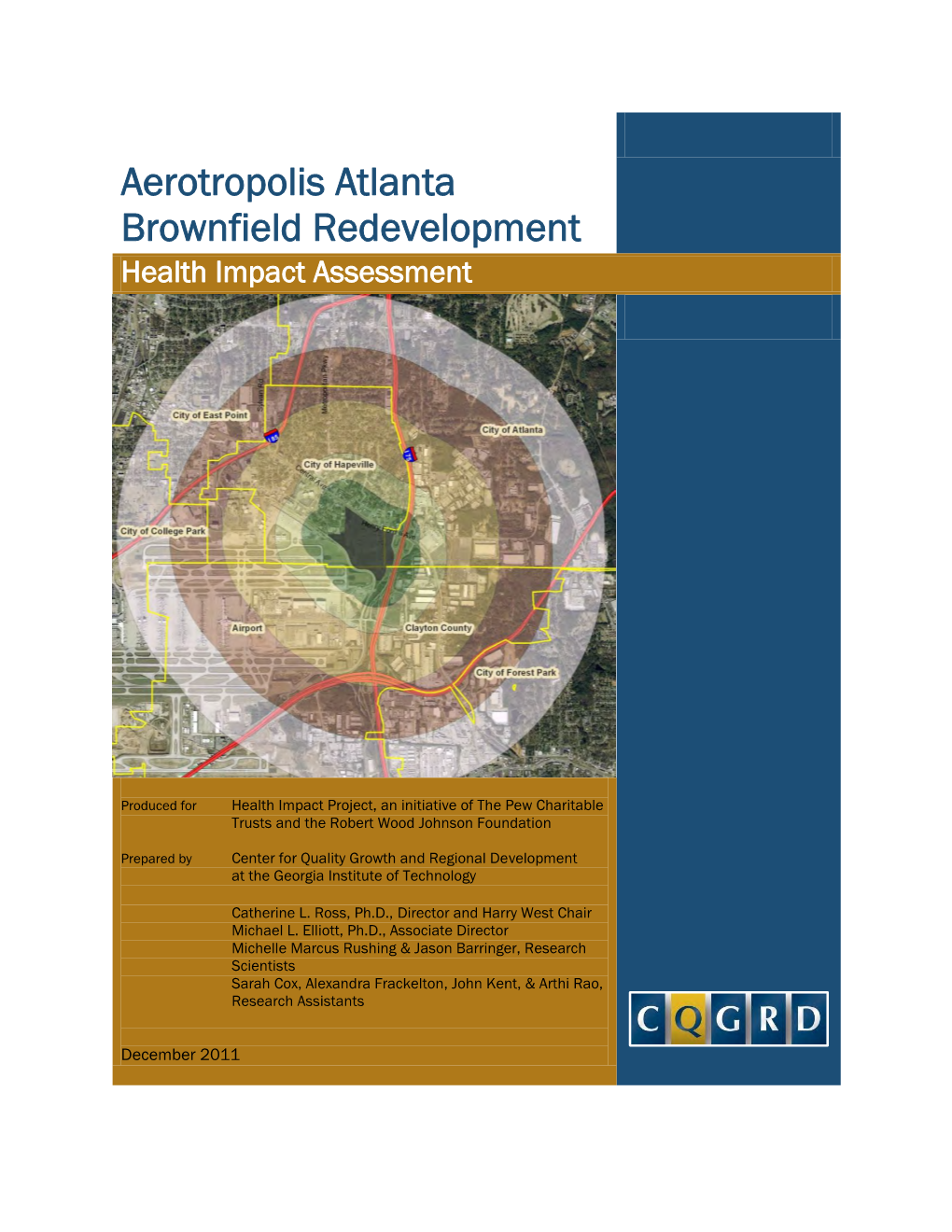 Aerotropolis Atlanta Brownfield Redevelopment Health Impact Assessment