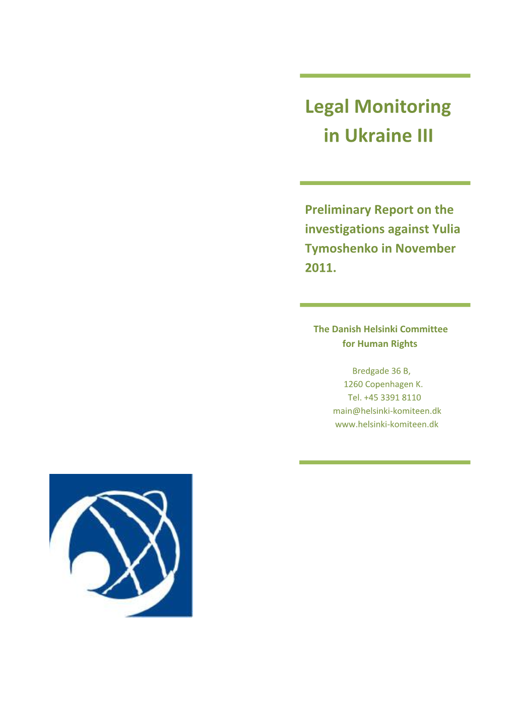 Legal Monitoring in Ukraine III Preliminary