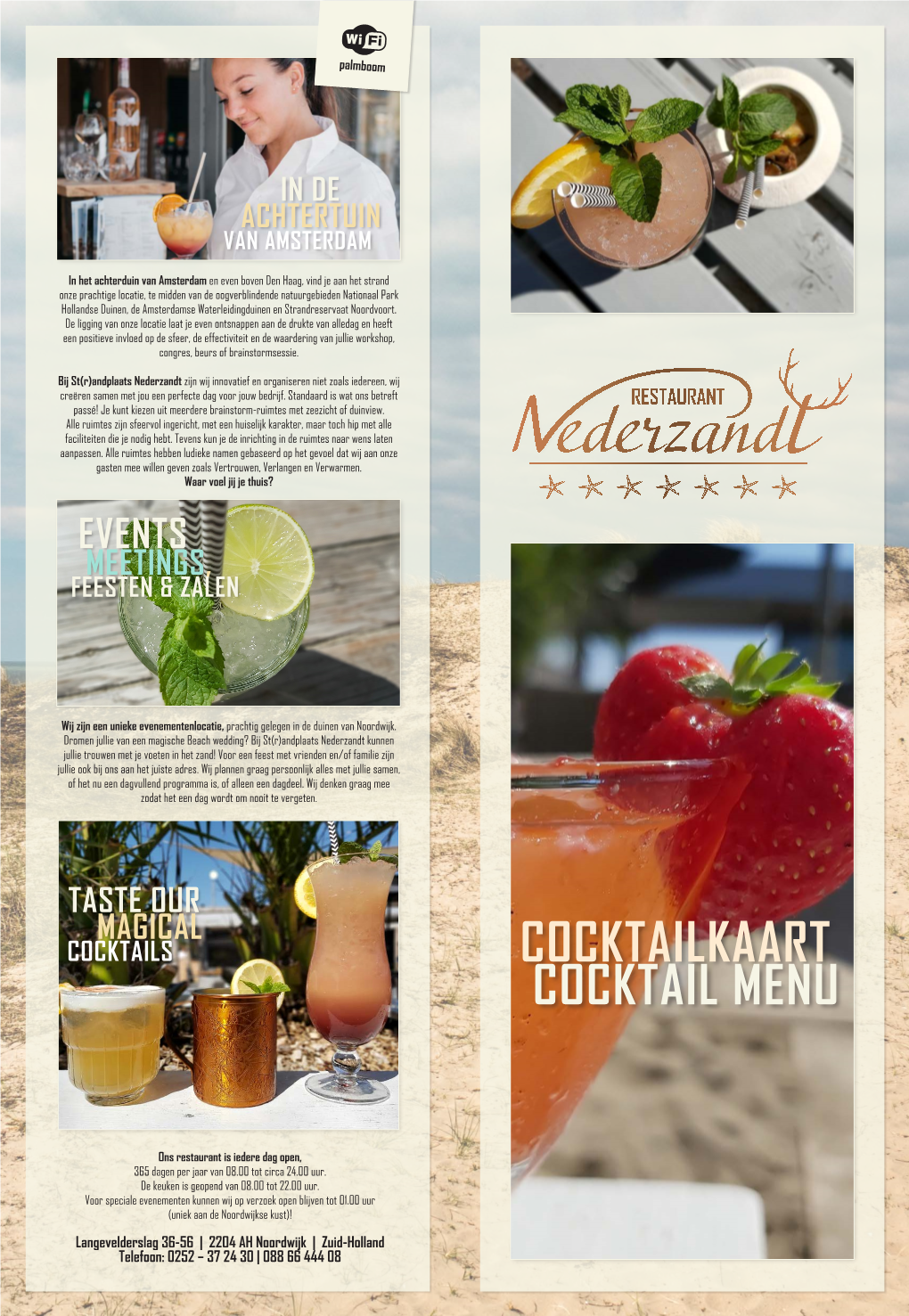 Cocktailkaart Cocktail Menu