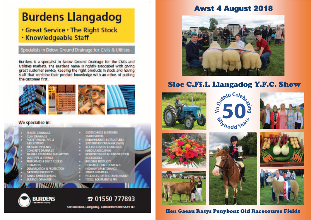 Sioe C.Ff.I. Llangadog Y.F.C. Show