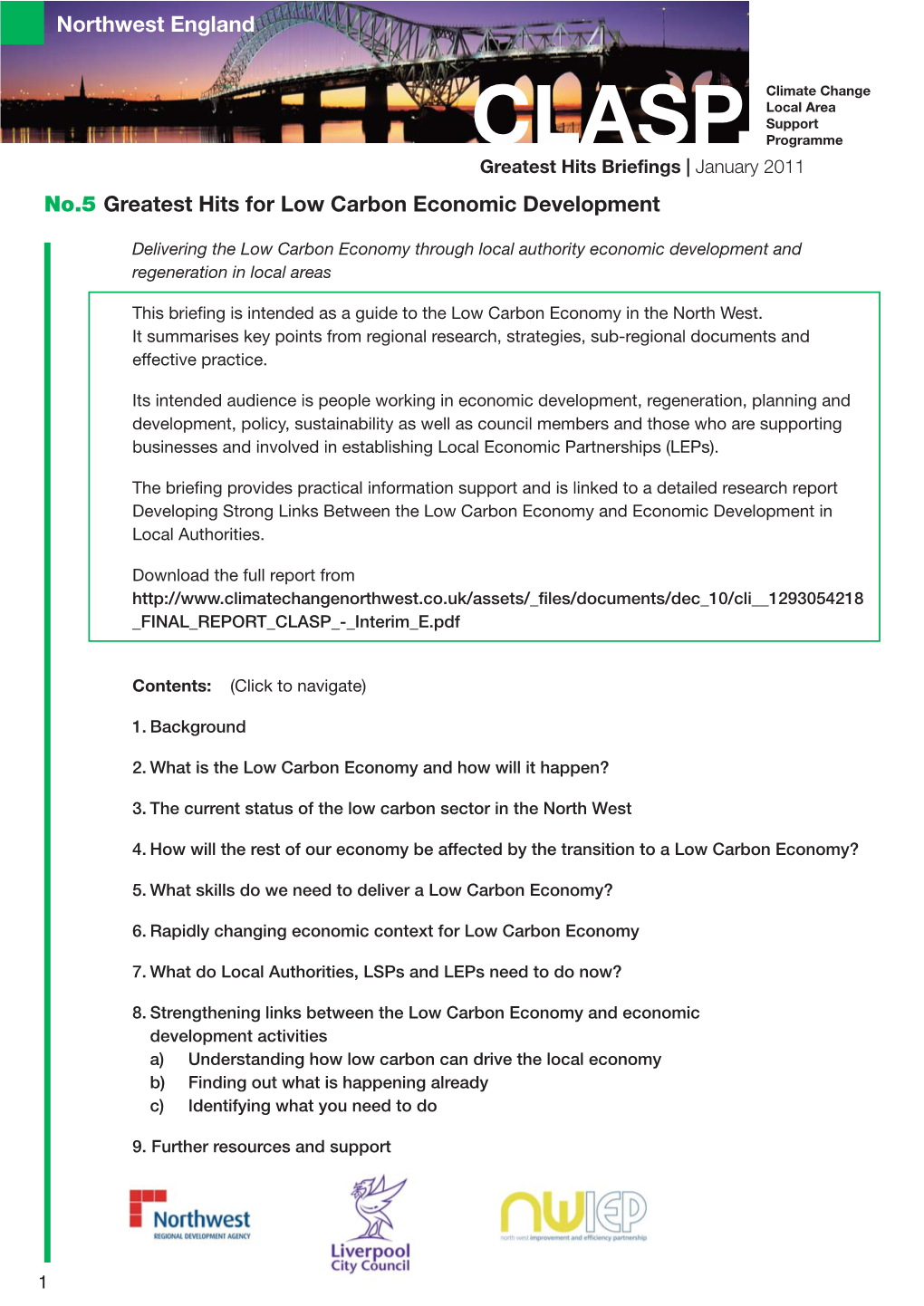 Greatest Hits for Low Carbon Economic Development.Pdf