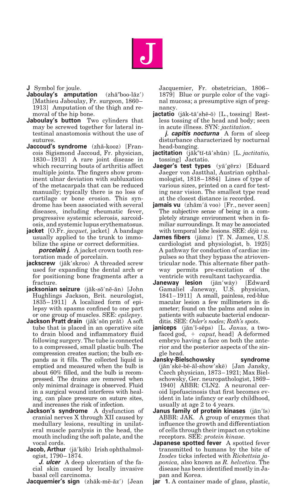 Taber's Cyclopedic Medical Dictionary