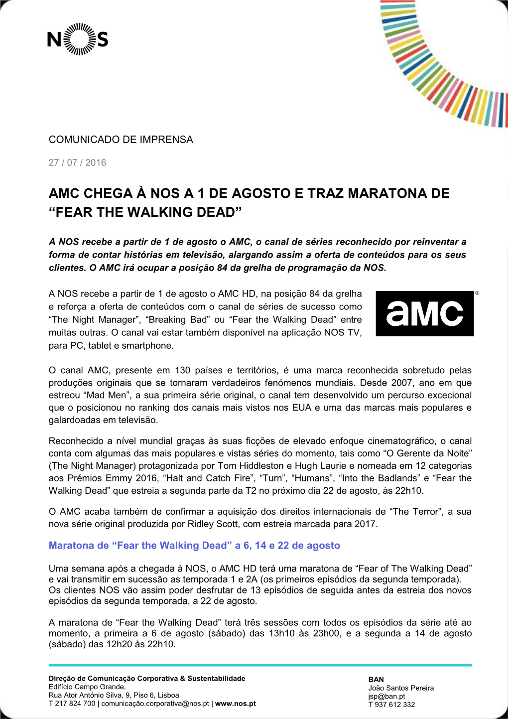 Amc Chega À Nos a 1 De Agosto E Traz Maratona De “Fear the Walking Dead”