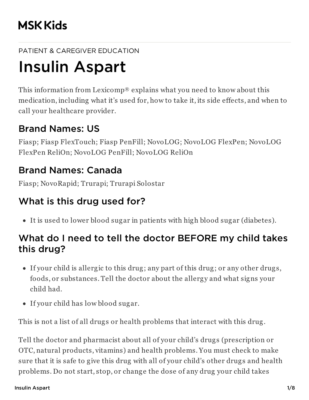 Insulin Aspart