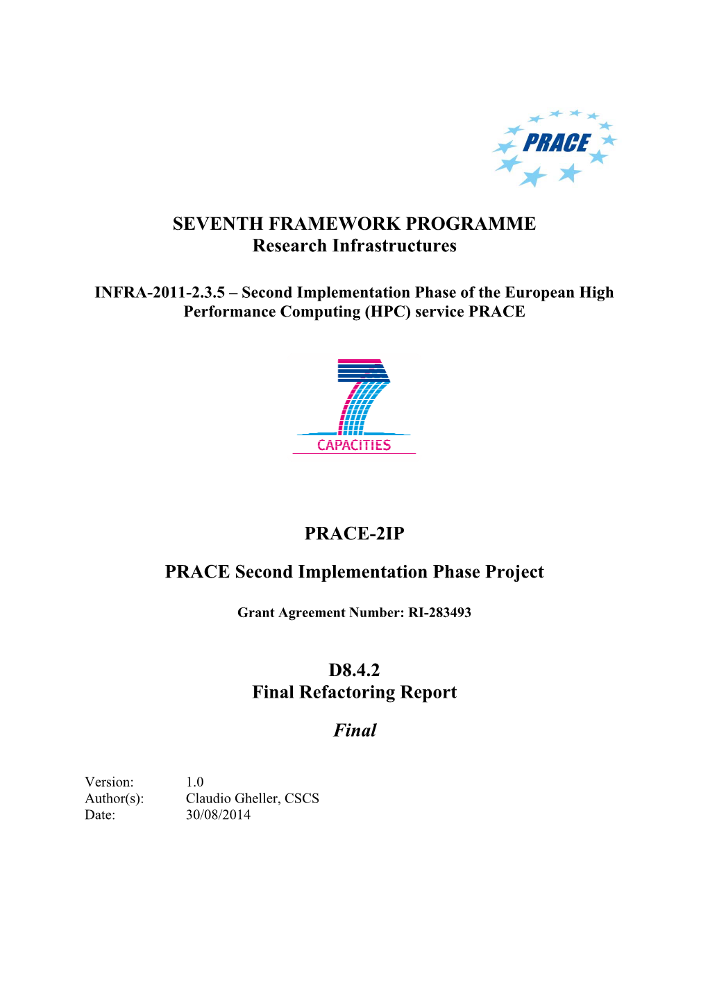 D8.4.2 Final Refactoring Report
