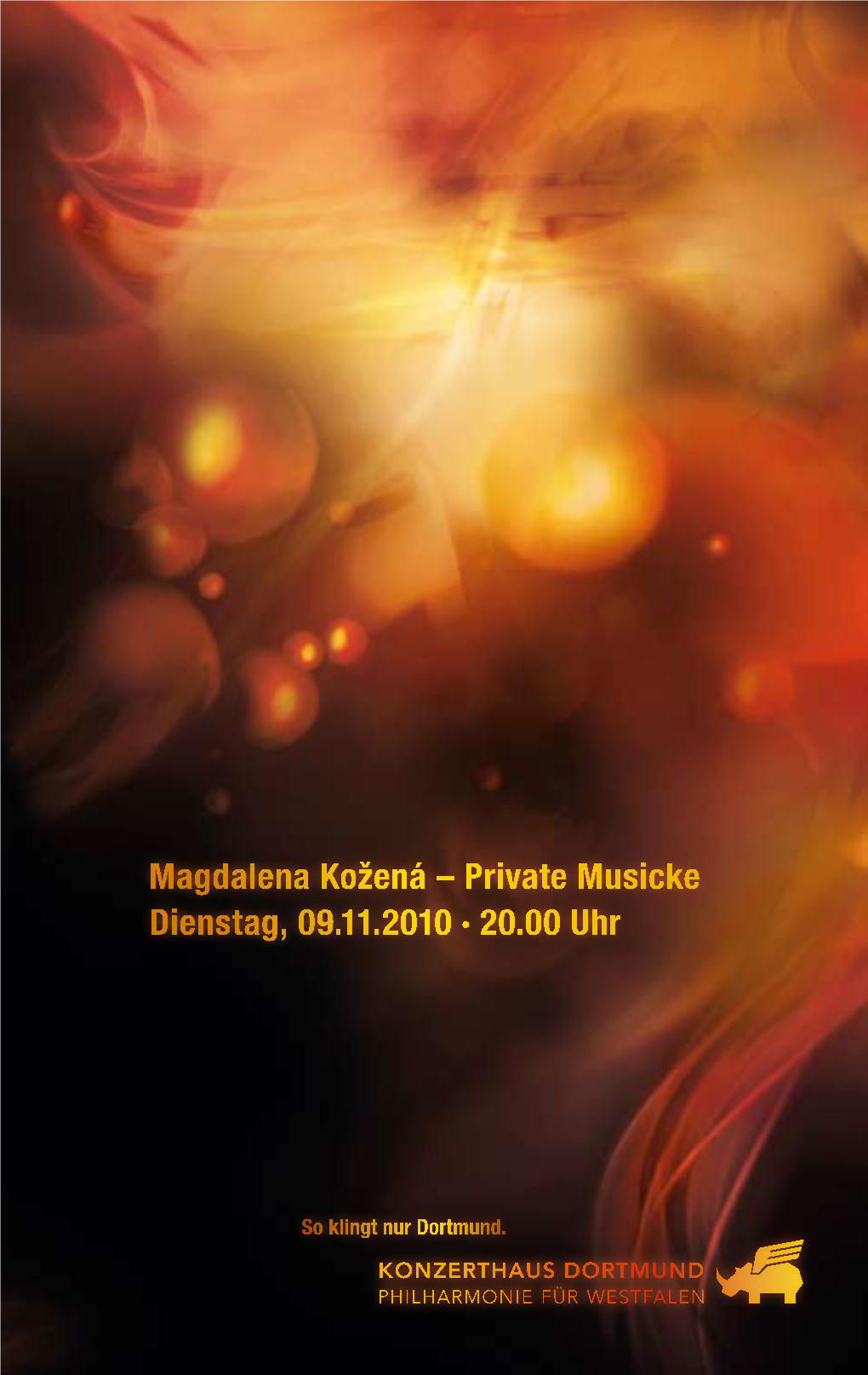 20.00 Uhr Magdalena Kožená – Private Musicke Dienstag, 09.11.2010