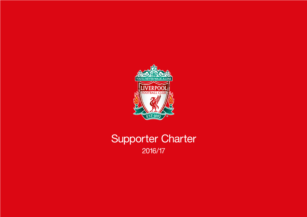 Supporter Charter 2016/17