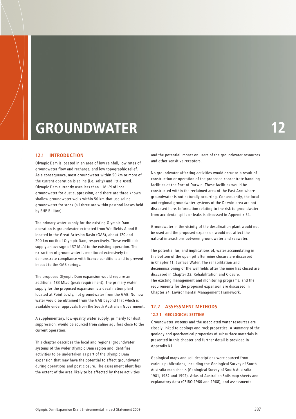 12 Groundwater 12