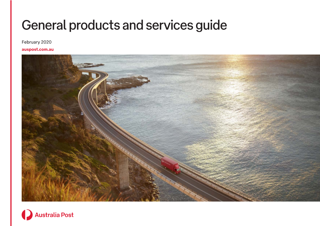 General Products and Services Guide