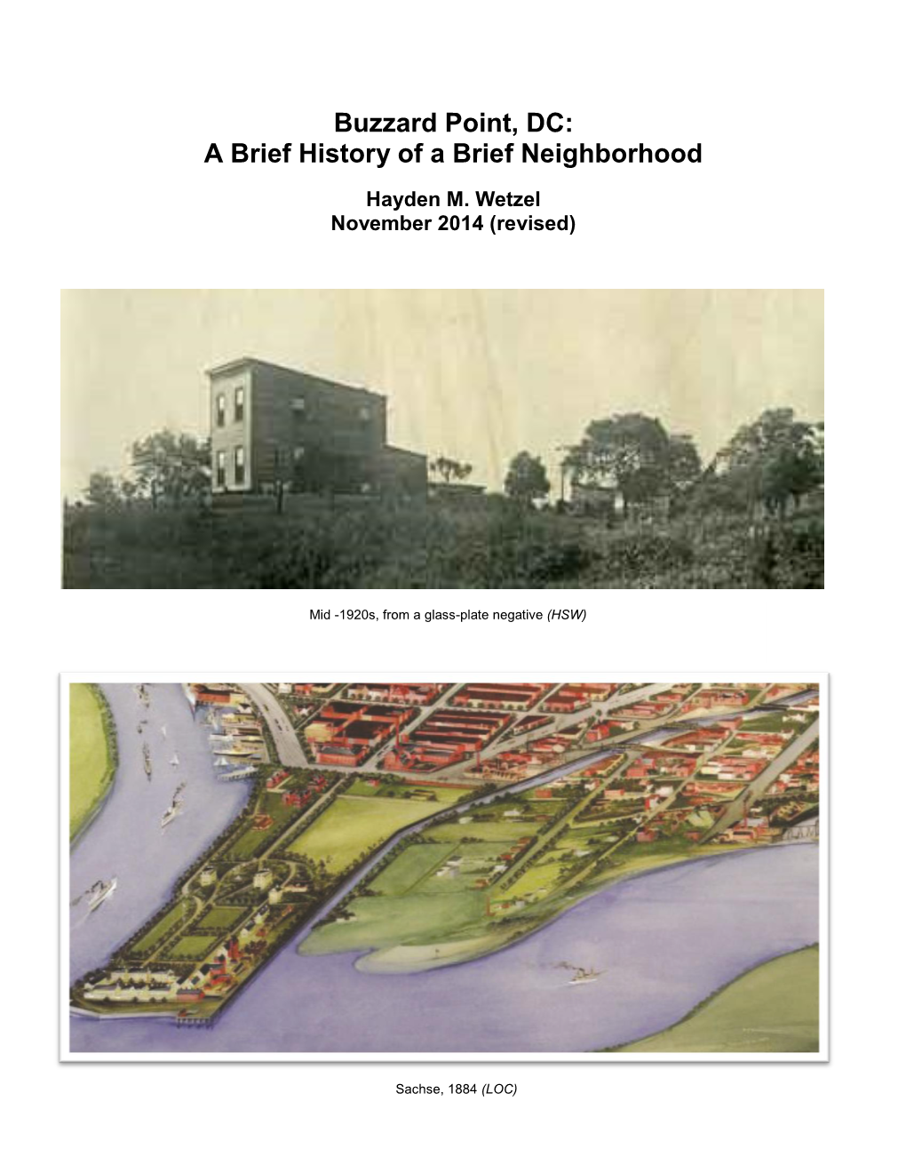 Buzzard Point, DC: a Brief History of a Brief Neighborhood