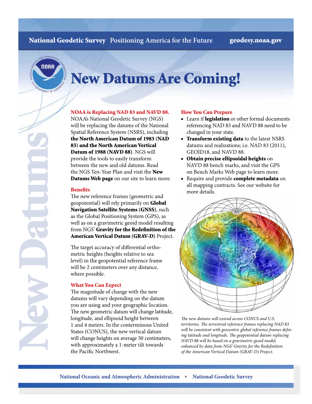 New Datums One-Pager