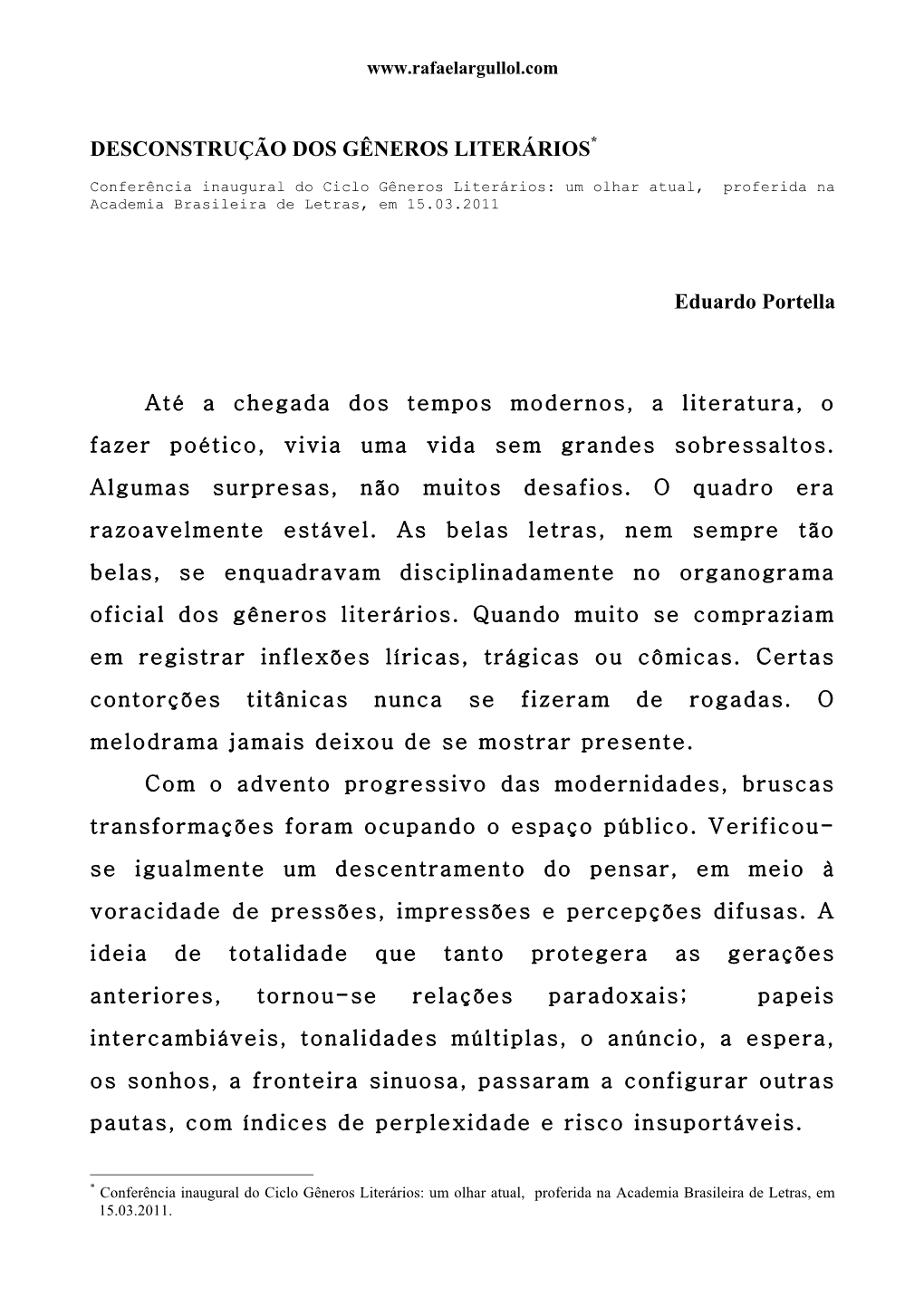 EP-Desconstrucao Dos Generos Literarios-1