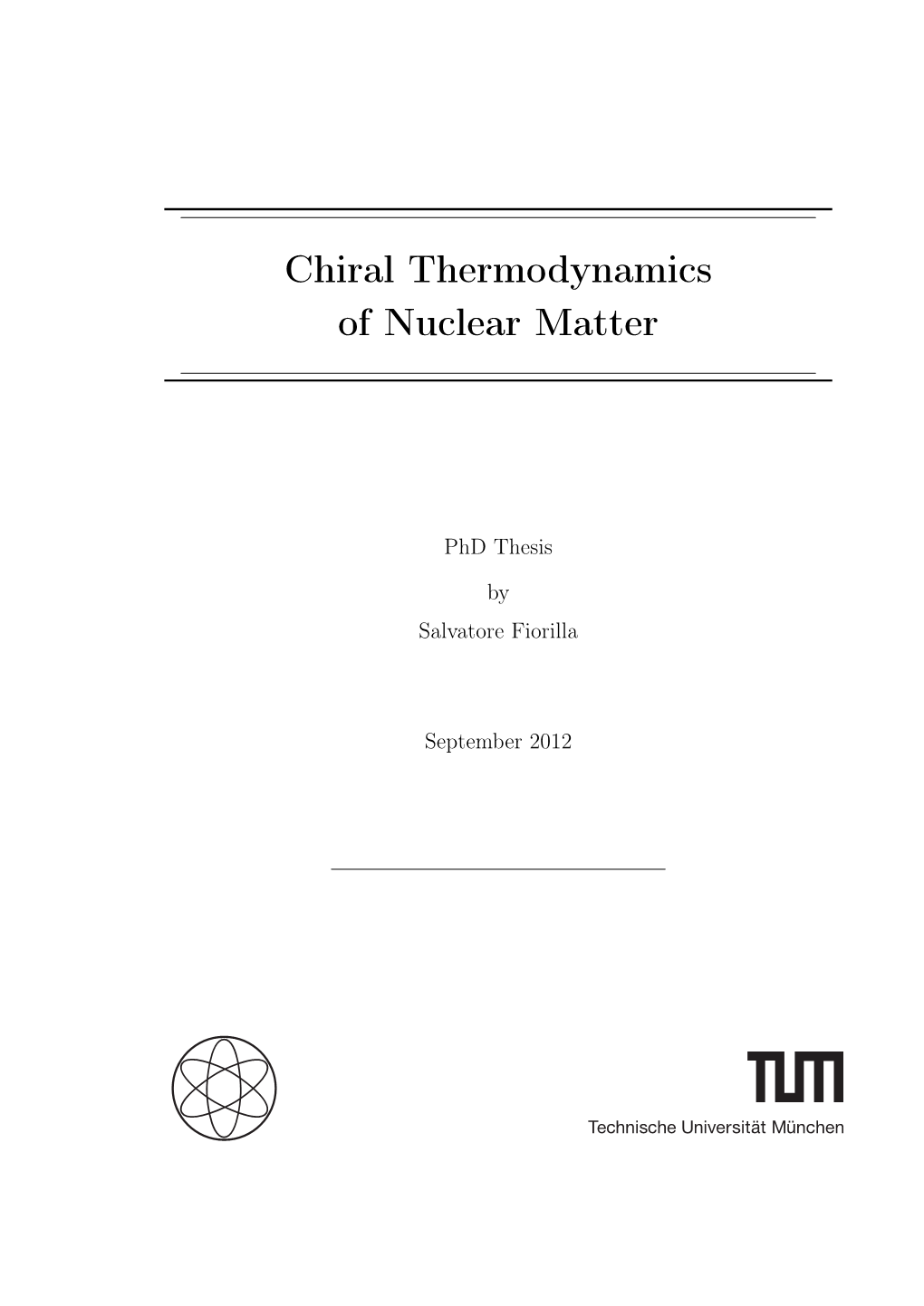 Chiral Thermodynamics of Nuclear Matter