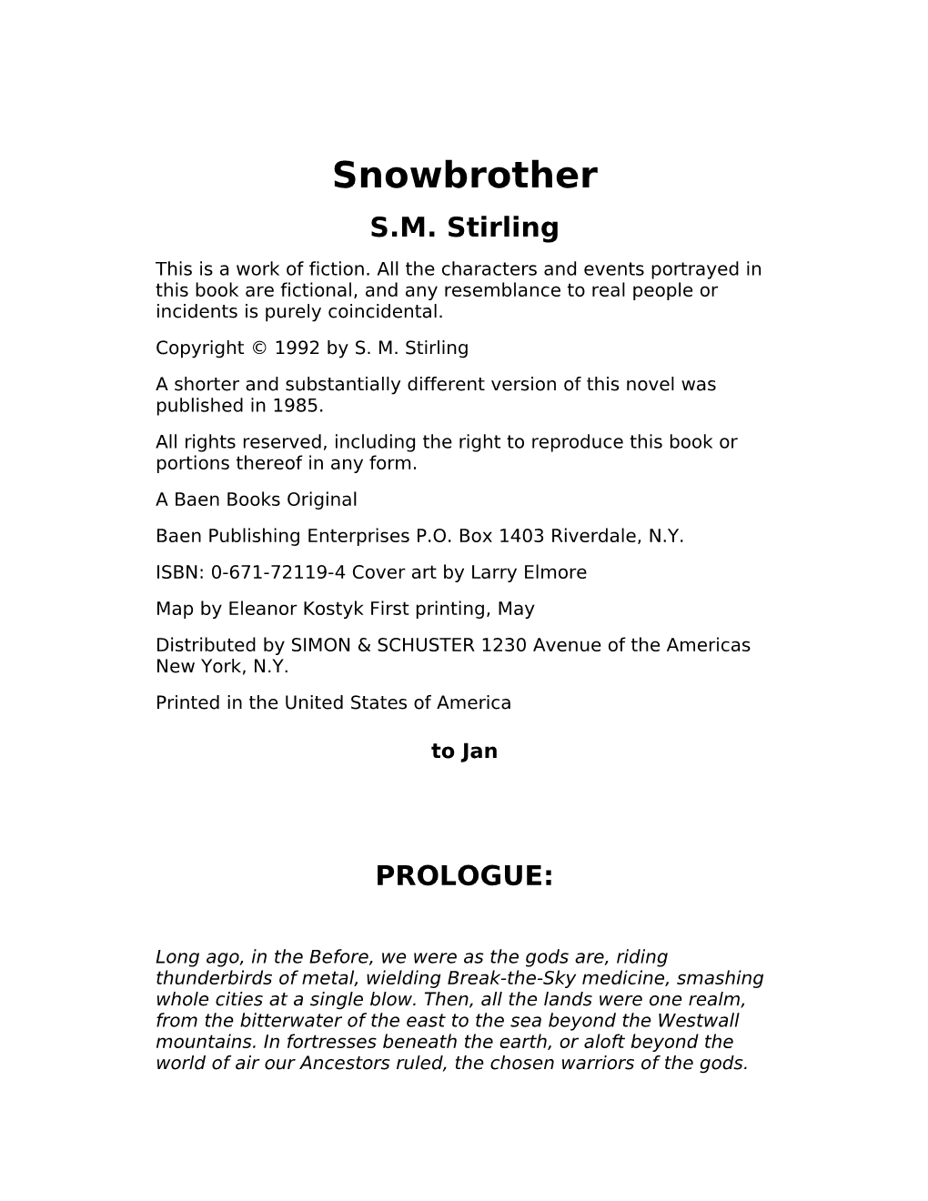Snowbrother S.M