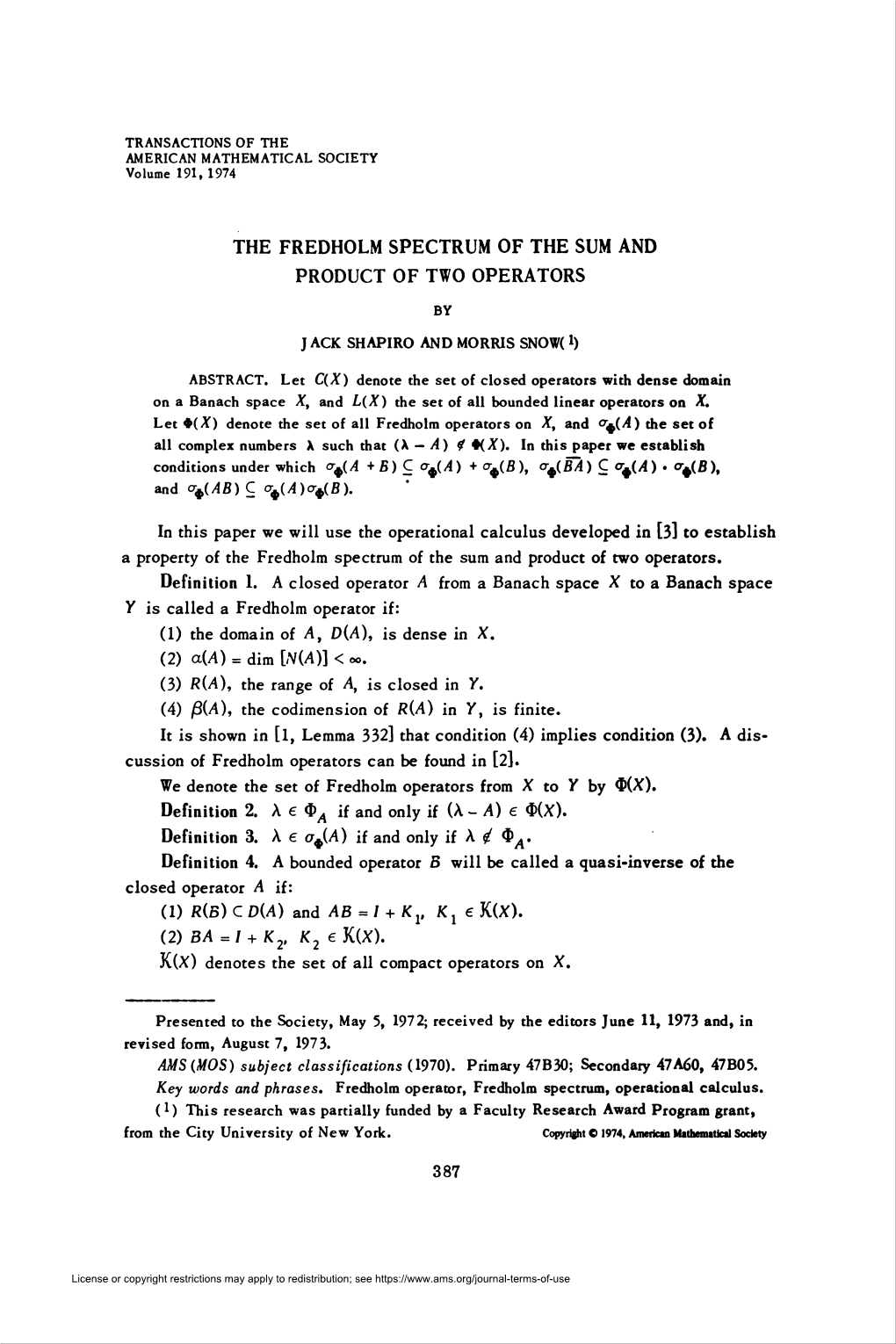 The Fredholm Spectrum of the Sum and Product of Two Operators