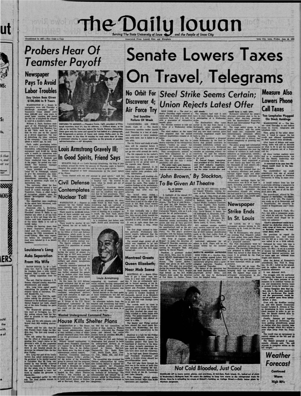 Daily Iowan (Iowa City, Iowa), 1959-06-26
