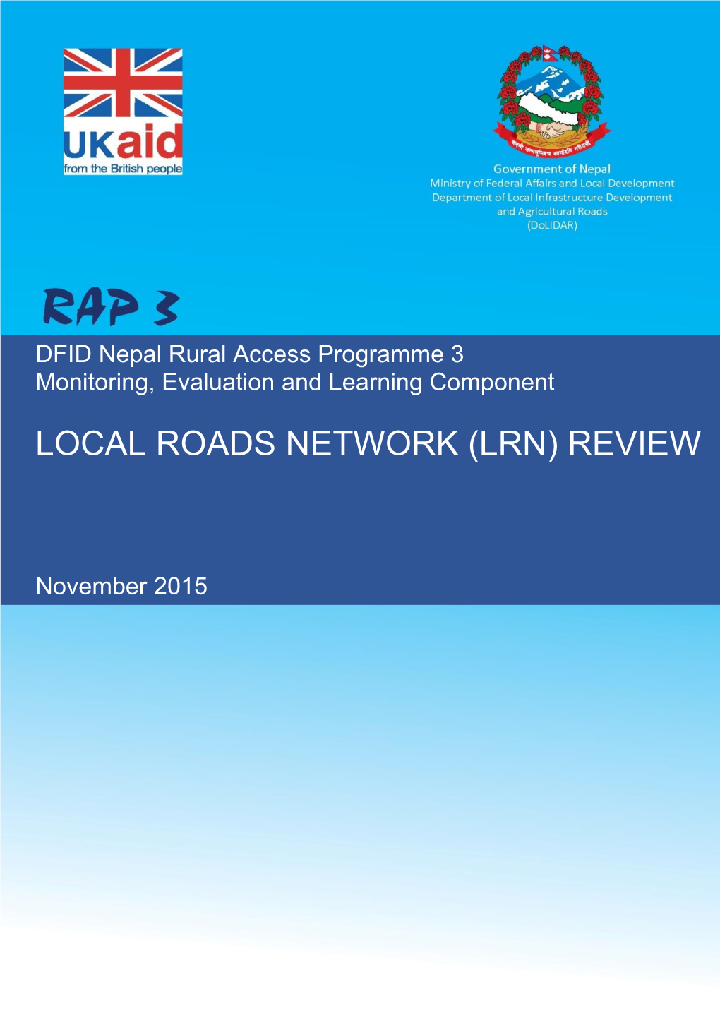 Local Roads Network (Lrn) Review