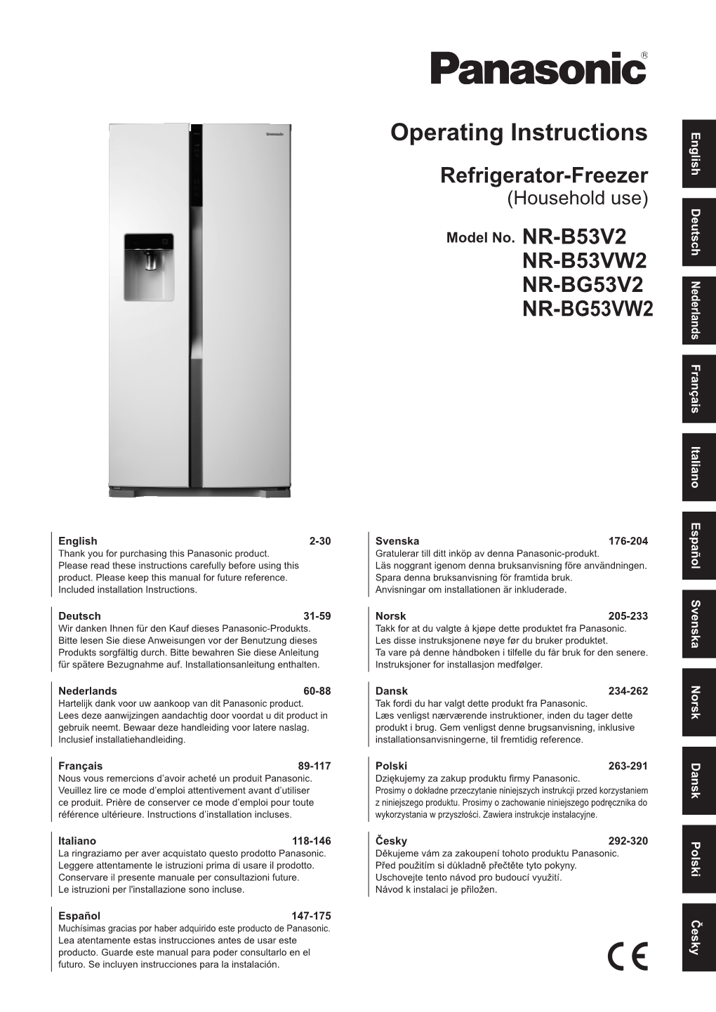 Operating Instructions English Refrigerator-Freezer