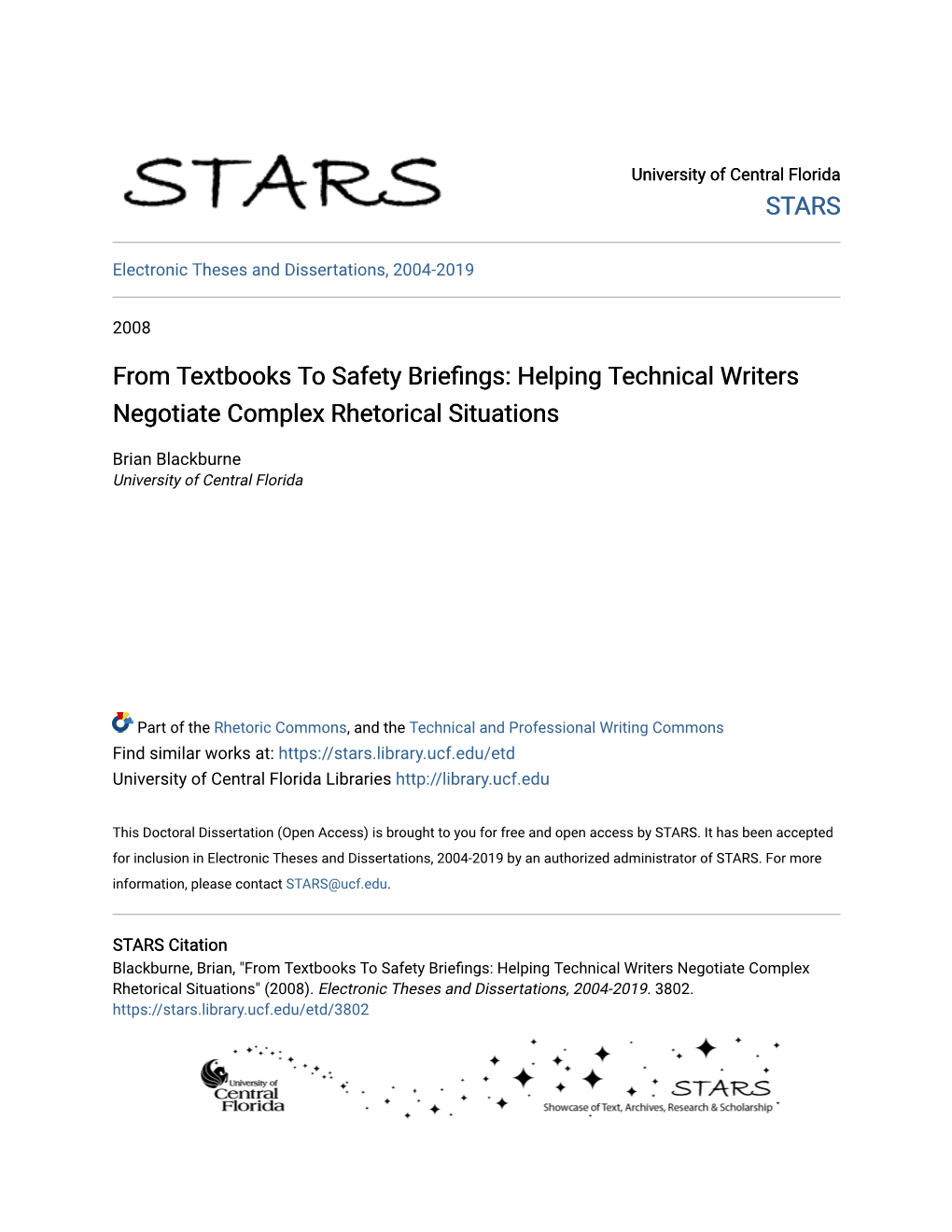 From Textbooks to Safety Briefings: Helping Technical Writers Negotiate Complex Rhetorical Situations