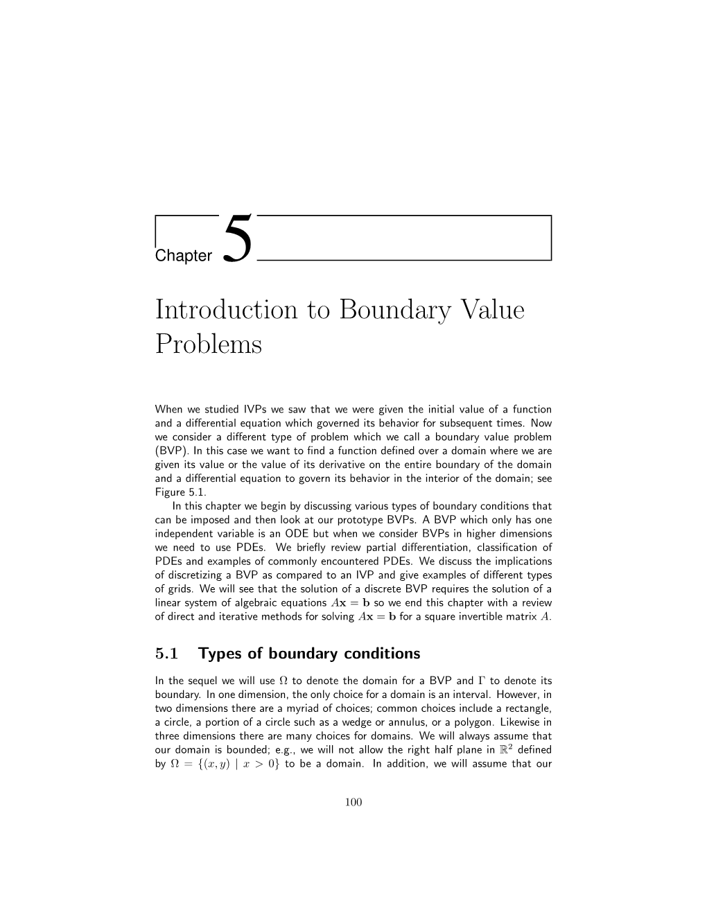 Boundary Value Problems