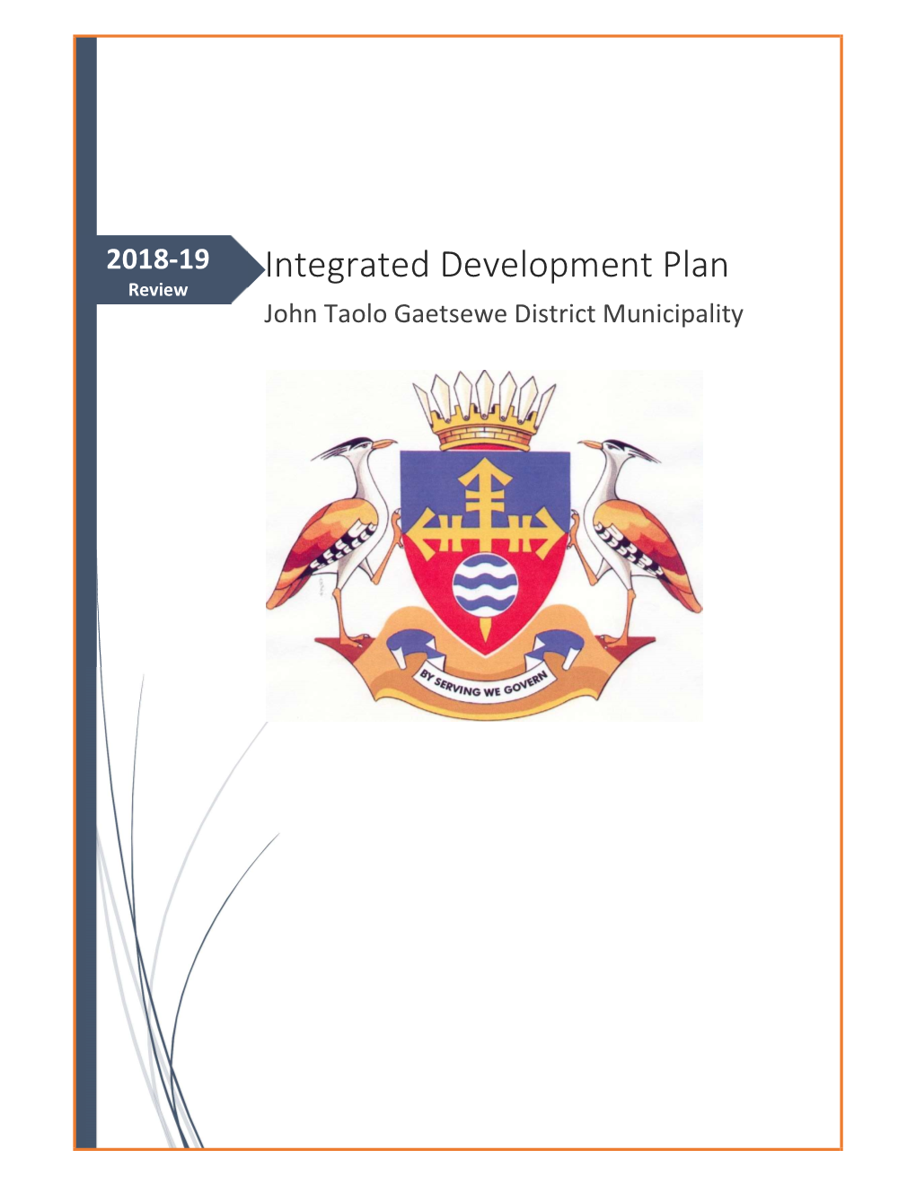 Integrated Development Plan John Taolo Gaetsewe District Municipality