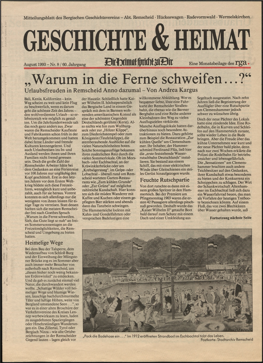 1993 8 Geschichte Und Heimat