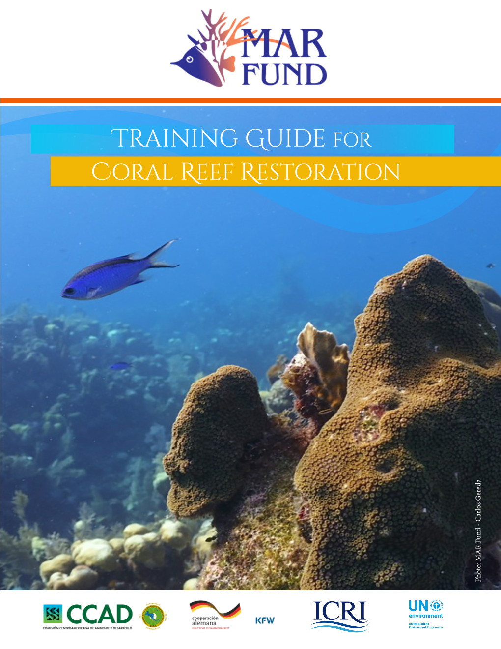 TRAINING GUIDE for CORAL REEF RESTORATION Photo: MAR Fund - Carlos Gereda - Carlos MAR Fund Photo