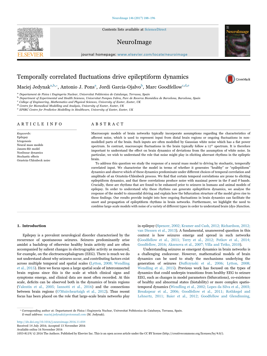 Temporally Correlated Fluctuations Drive Epileptiform Dynamics