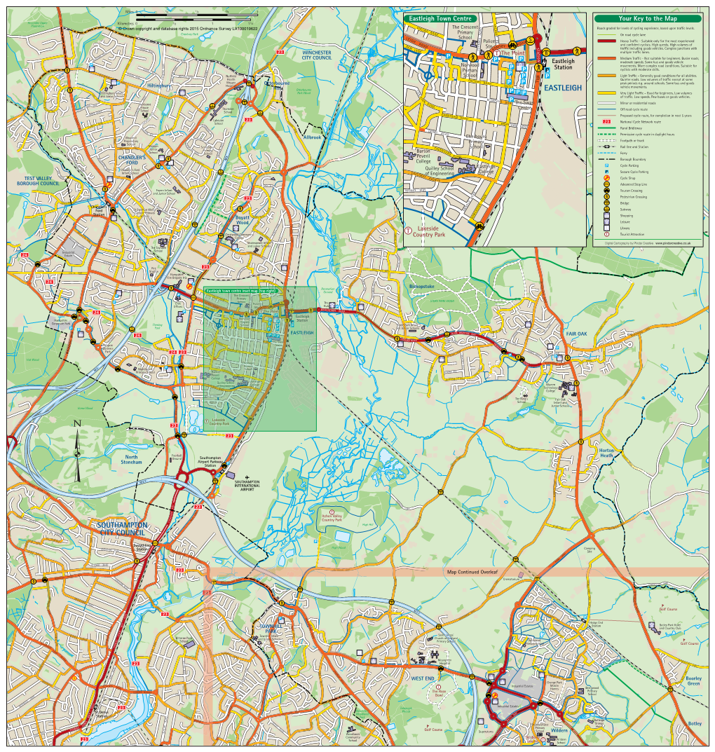 Eastleigh Cycle Map Web 2015.Pdf