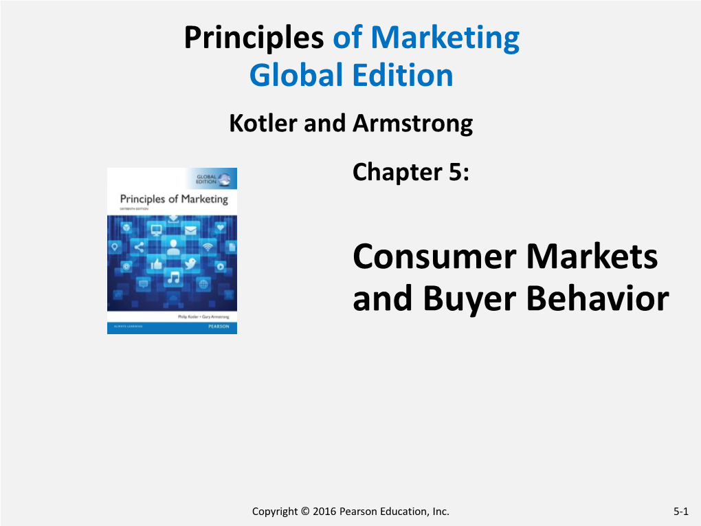 Consumer Markets and Buyer Behavior