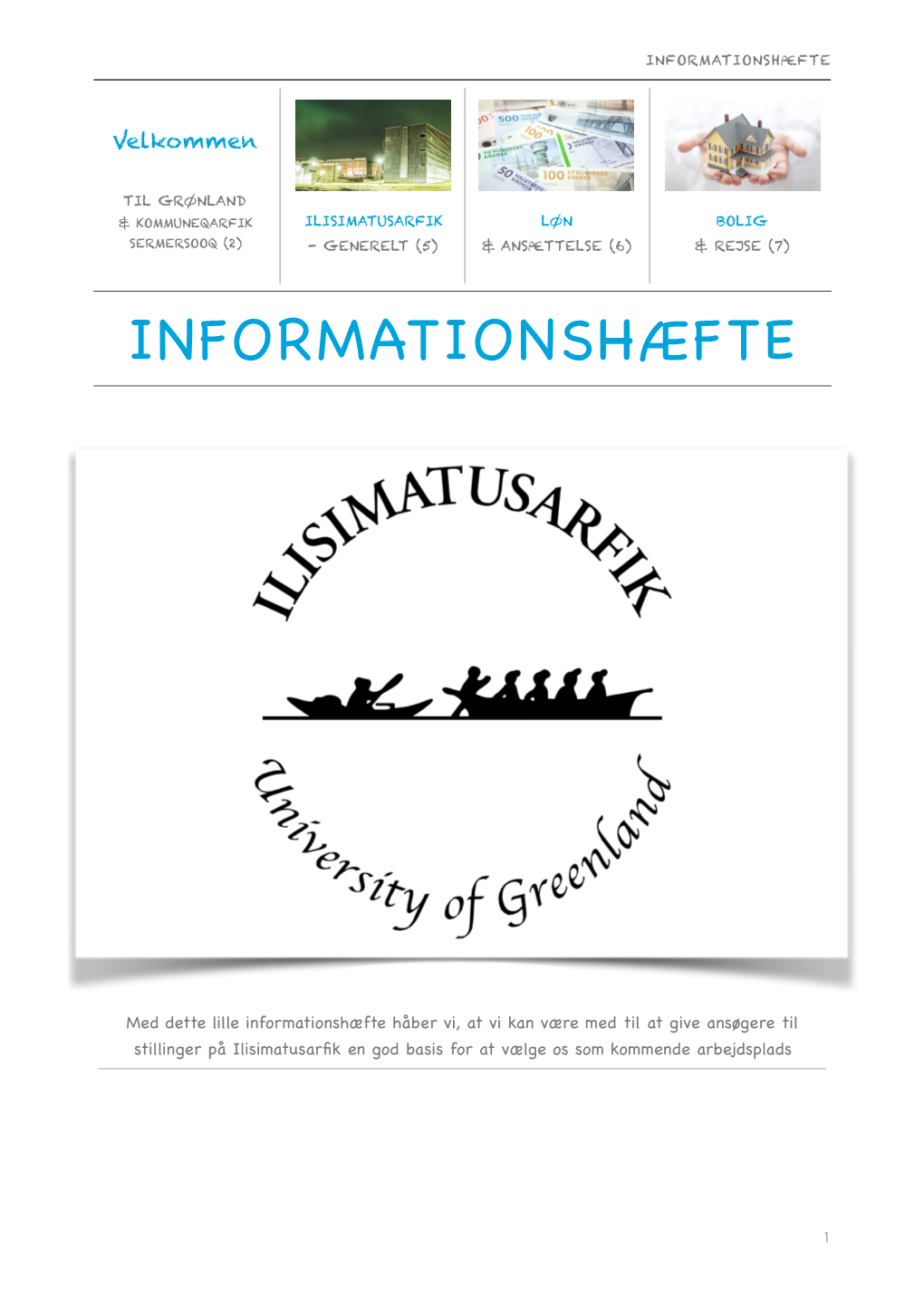 Ilisimatusarfik Informationshæfte