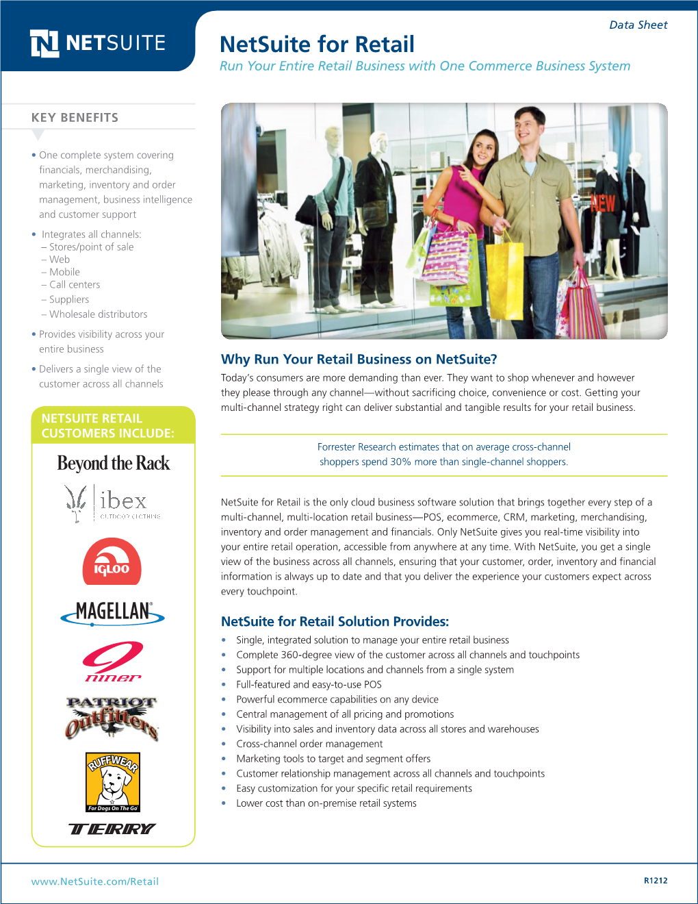 Netsuite for Retail Run Your Entire Retail Business with One Commerce Business System