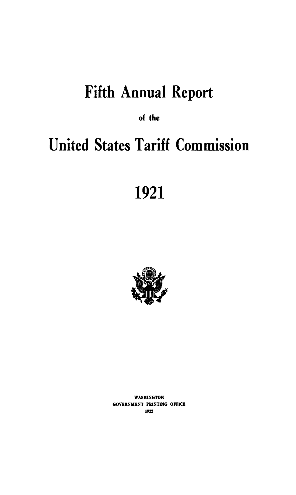 FY 1921 Annual Report