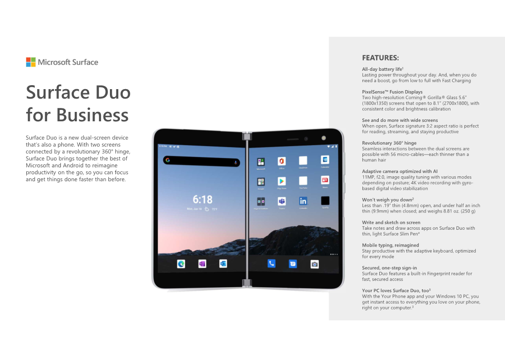 Surface Duo for Business